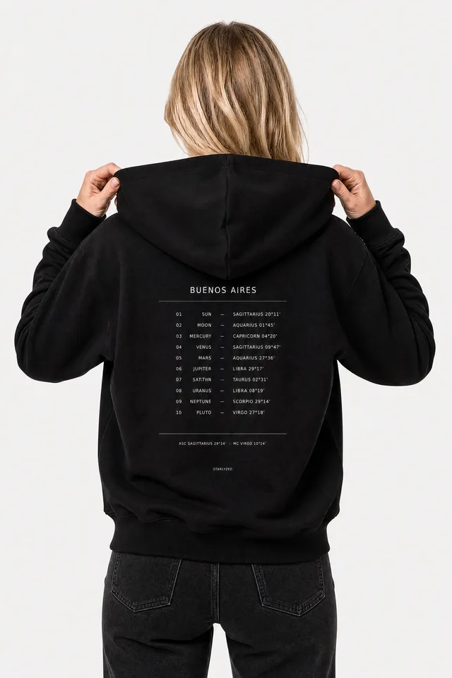 The Tracklist Hoodie on model