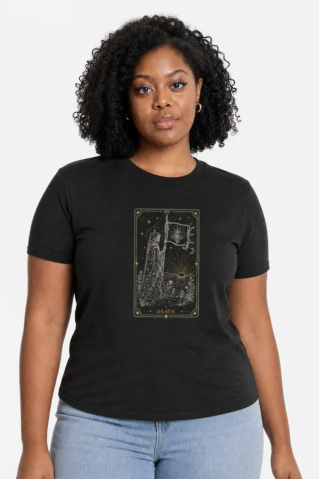 Death Tarot Tee on model