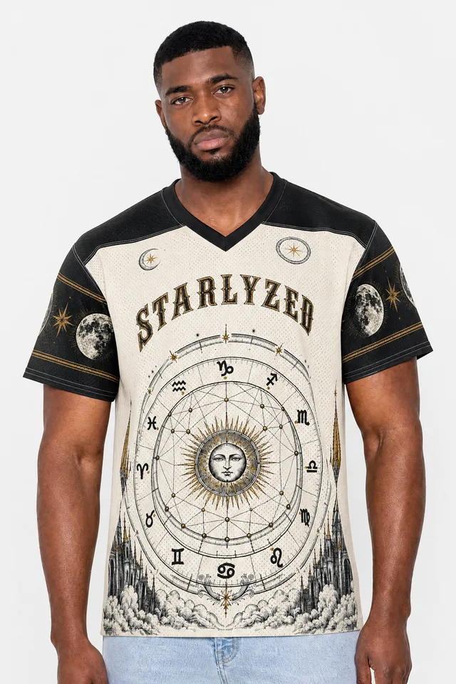 Celestial League Jersey on model