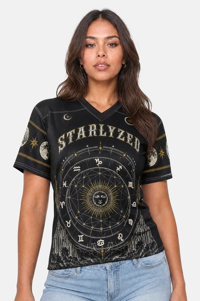 Celestial League Away Jersey on model