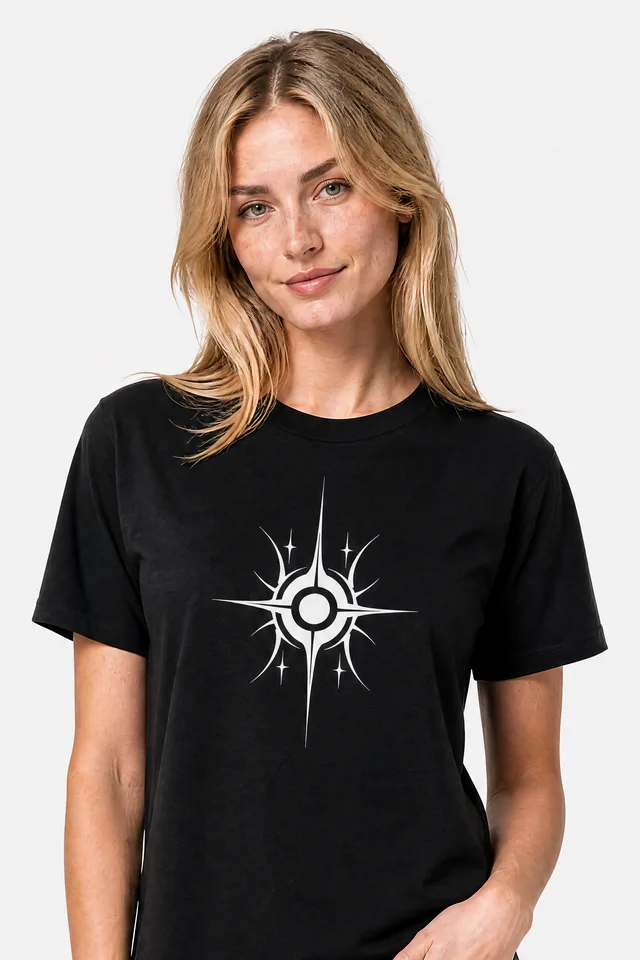 Sun Sigil Tee on model