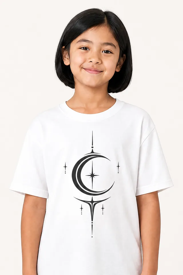 Moon Sigil Youth Tee on model