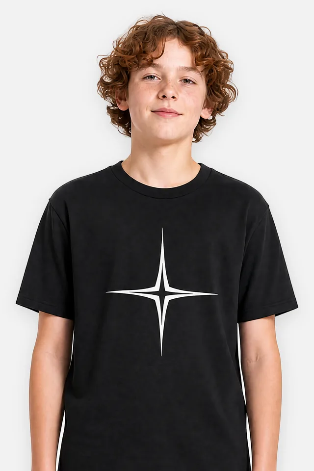 Star Sigil Youth Tee on model