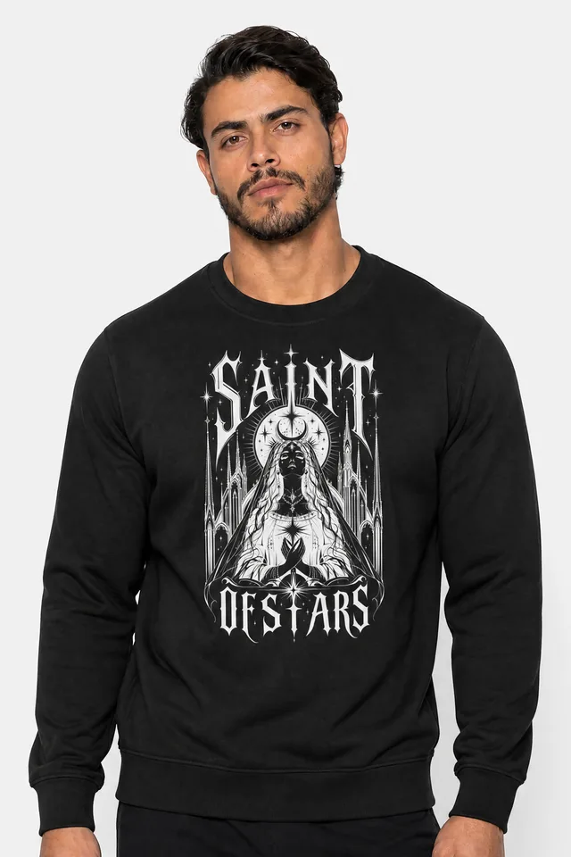 Veiled Prayer Sweatshirt on model