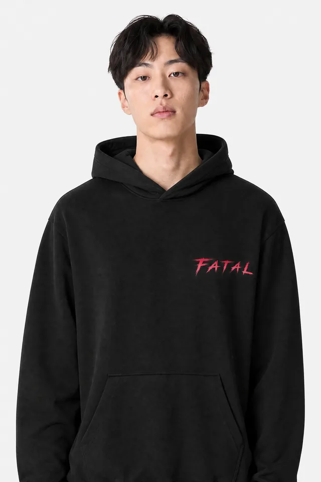 FATAL Ritual Hoodie on model
