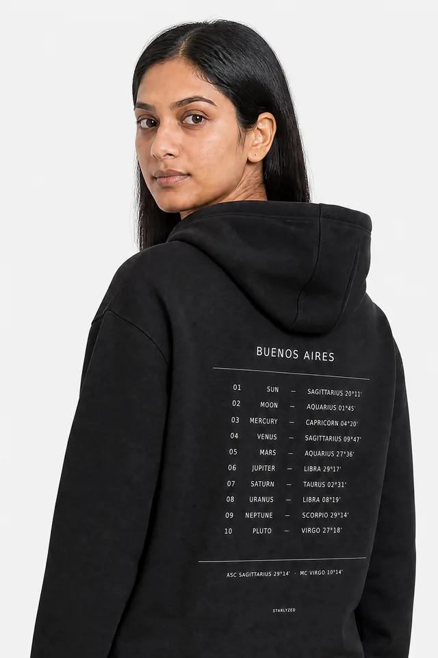 The Tracklist Hoodie on model