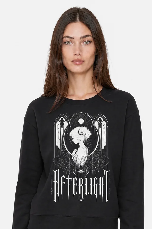 Stained Arch Sweatshirt on model