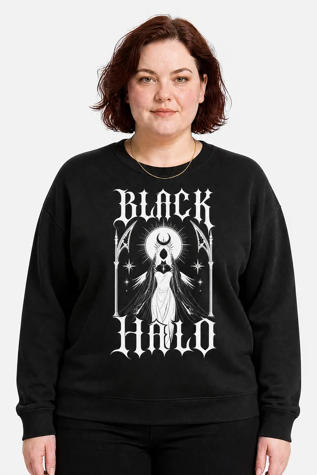 Night Bride Sweatshirt on model