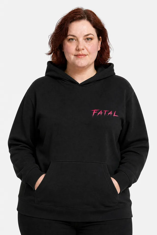 FATAL Ritual Hoodie on model